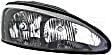 1591224 Passenger Side Halogen Headlight, With bulb(s), OE Replacement