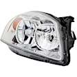 1591226 Passenger Side Halogen Headlight, With bulb(s), OE Replacement
