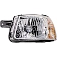 1591600 Driver Side Halogen Headlight, With bulb(s), OE Replacement