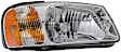 1591601 Passenger Side Halogen Headlight, With bulb(s), OE Replacement