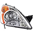 1591815 Passenger Side Halogen Headlight, With bulb(s), OE Replacement