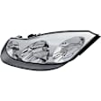 1591837 Passenger Side Halogen Headlight, With bulb(s), OE Replacement