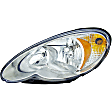 1591852 Driver Side Halogen Headlight, With bulb(s), OE Replacement