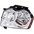 1591854 Driver Side Halogen Headlight, With bulb(s), OE Replacement