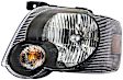1591863 Passenger Side Halogen Headlight, With bulb(s), Clear Lens
