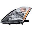 1591866 Driver Side Halogen Headlight, With bulb(s), Clear Lens