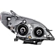 1591872 Driver Side Halogen Headlight, With bulb(s), OE Replacement