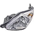 1591872 Driver Side Halogen Headlight, With bulb(s), OE Replacement
