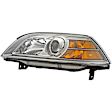 1591875 Driver Side Halogen Headlight, With bulb(s), OE Replacement