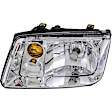 1591879 Driver Side Halogen Headlight, With bulb(s), OE Replacement