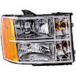 1591898 Passenger Side Halogen Headlight, With bulb(s), OE Replacement