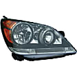 1591906 Passenger Side Halogen Headlight, With bulb(s), Clear Lens
