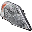 1591922 Passenger Side Halogen Headlight, Without bulb(s), Clear Lens