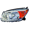 1591923 Driver Side Halogen Headlight, Without bulb(s), Clear Lens