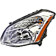 1591929 Driver Side Halogen Headlight, With bulb(s), Clear Lens