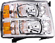 1591941 Passenger Side Halogen Headlight, With bulb(s), OE Replacement