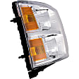 1591942 Driver Side Halogen Headlight, With bulb(s), OE Replacement
