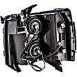 1591942 Driver Side Halogen Headlight, With bulb(s), OE Replacement
