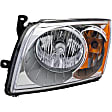 1591947 Passenger Side Halogen Headlight, With bulb(s), OE Replacement