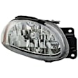1591949 Passenger Side Halogen Headlight, With bulb(s), Clear Lens