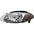1591950 Driver Side Halogen Headlight, With bulb(s), Clear Lens