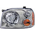 1591963 Driver Side Halogen Headlight, With bulb(s), Clear Lens