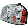 1591963 Driver Side Halogen Headlight, With bulb(s), Clear Lens