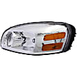 1591977 Driver Side Halogen Headlight, With bulb(s), Clear Lens
