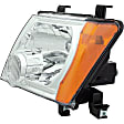 1591981 Driver Side Halogen Headlight, With bulb(s), OE Replacement