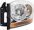 1591987 Driver Side Halogen Headlight, With bulb(s), OE Replacement