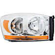 1591988 Passenger Side Halogen Headlight, With bulb(s), OE Replacement