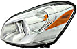 1591993 Driver Side Halogen Headlight, With bulb(s), OE Replacement