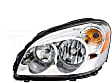 1591993 Driver Side Halogen Headlight, With bulb(s), OE Replacement