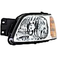 1592001 Driver Side Halogen Headlight, With bulb(s), OE Replacement
