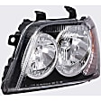 1592003 Driver Side Halogen Headlight, With bulb(s), OE Replacement