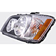 1592003 Driver Side Halogen Headlight, With bulb(s), OE Replacement
