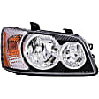 1592004 Passenger Side Halogen Headlight, With bulb(s), OE Replacement