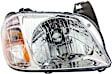 1592006 Passenger Side Halogen Headlight, With bulb(s), OE Replacement