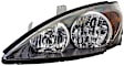 1592011 Driver Side Halogen Headlight, With bulb(s), Clear Lens