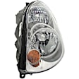 1592015 Driver Side Halogen Headlight, With bulb(s), OE Replacement, Sedan