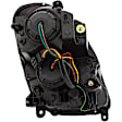 1592015 Driver Side Halogen Headlight, With bulb(s), OE Replacement, Sedan