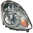 1592016 Passenger Side Headlight, With bulb(s), Halogen, Sedan