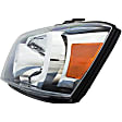 1592025 Driver Side Halogen Headlight, With bulb(s), OE Replacement