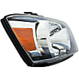 1592026 Passenger Side Halogen Headlight, With bulb(s), OE Replacement