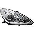 1592030 Passenger Side Halogen Headlight, With bulb(s), Clear Lens