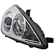 1592030 Passenger Side Halogen Headlight, With bulb(s), Clear Lens