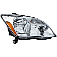 1592034 Passenger Side Halogen Headlight, With bulb(s), Clear Lens