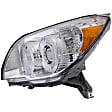 1592035 Driver Side Halogen Headlight, Without bulb(s), Clear Lens