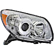 1592036 Passenger Side Halogen Headlight, Without bulb(s), Clear Lens