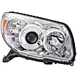 1592036 Passenger Side Halogen Headlight, Without bulb(s), Clear Lens